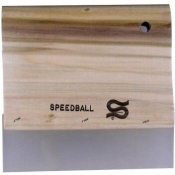 Speedball 6-Inch Yellow Squeegee for Crafts