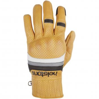 Gants de moto été cuir Helstons Mora Air Beige M L