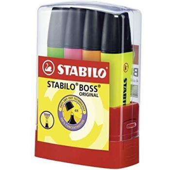 Marqueurs Fluo Stabilo Boss 70 Parade Pack 4
