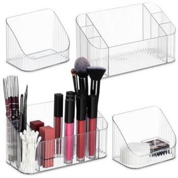 Porta creme trasparente in plastica