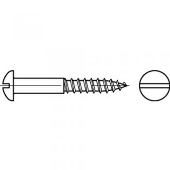 Holzschraube DIN 96 6x25mm Messing 200er Set