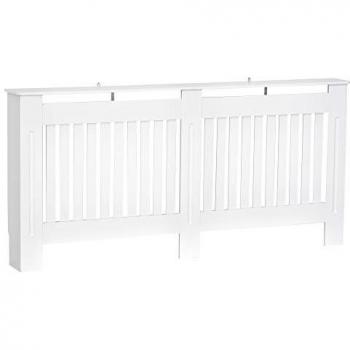 Cubre radiadores blanco 172x19x81 cm para salón y dormitorio