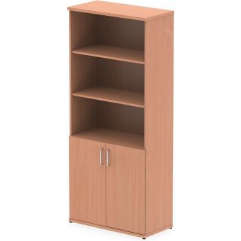Impulse 2000 Cupboard Open Shelves Beech I000047