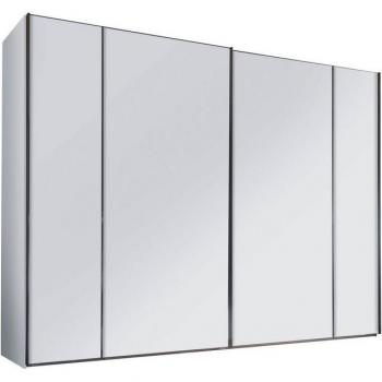 Schwebetürenschrank STAUD Sonett 100 G, weiß, 249 cm