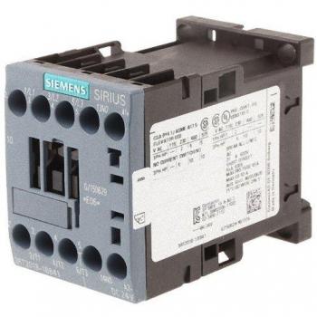 Contactor SIRIUS 3RT2 de Siemens, 3 polos, 3 NA, 16 A, bobina 24 Vdc, capacidad de 7,5 kW