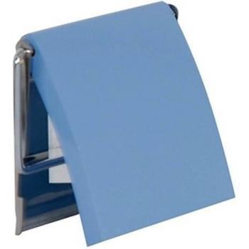 MSV Porta Papel Higiénico de Acero Inoxidable y Madera