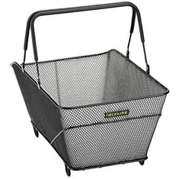 Large Black Bike Basket 28L