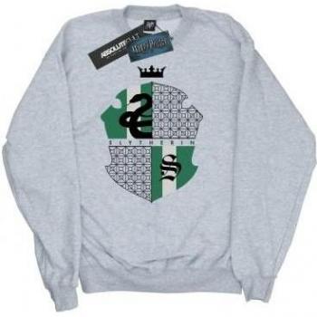 Felpa Harry Potter Slytherin in Cotone per Uomo