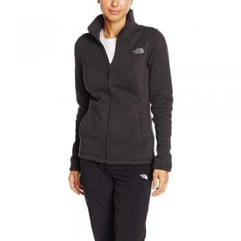 Polaire Zippée Femme North Face Crescent Noir/Tnf Black Heather XS
