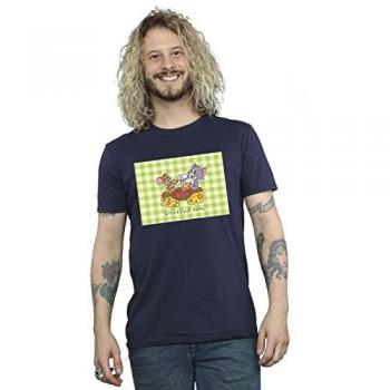 Tom und Jerry Männer T-Shirt Frühstücks Buddies