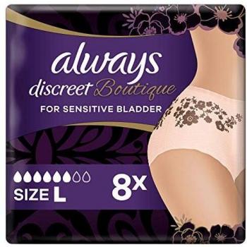 Always Pantalon de boutique discret – Pack 8 sous-vêtements sensibles