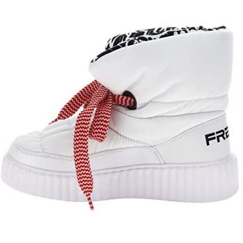 Freddy Puff Boot Unicolore con Interno Fantasia in Pile