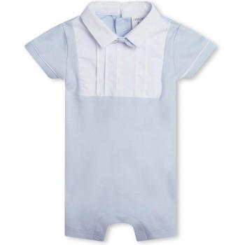 Combi-short en coton bleu pour bébé garçon 12 mois