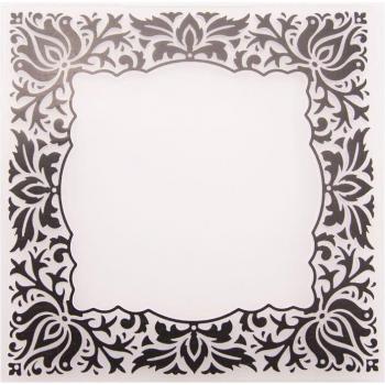 Pochoir de scrapbooking 12,6 cm x 12,6 cm