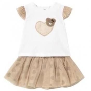 Ensemble 2 pièces Mayoral beige pour bébé