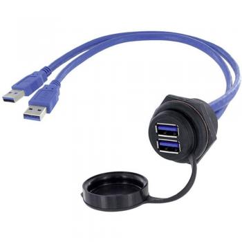 Encitech USB 3.0 Doppelbuchse