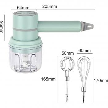 Batidora de mano inalámbrica para hornear