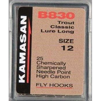 Trout Tying Hook B830 by Kamasan (Size 8)