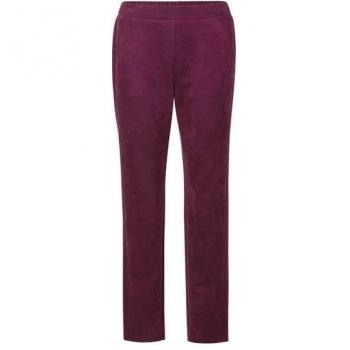 Pantalon LOUISA en simili cuir velours
