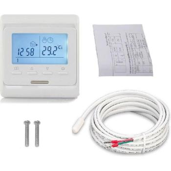 Thermostat M7DA programmable pour chauffage de l'eau, 16A, 230V AC, LCD