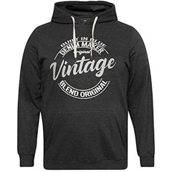 BHTobias Big & Tall Sweatshirt – 3XL – Graue Mischung – Baumwoll-Polyester-Kombination – Bedruckt – Ohne Ausschnitt