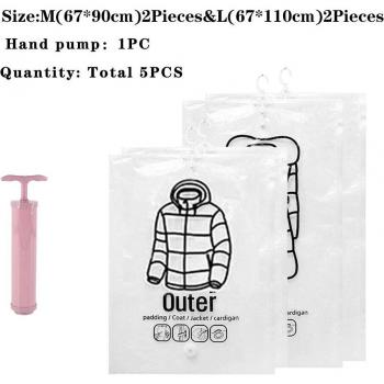 Sac de rangement sous vide pour vestes et costumes
