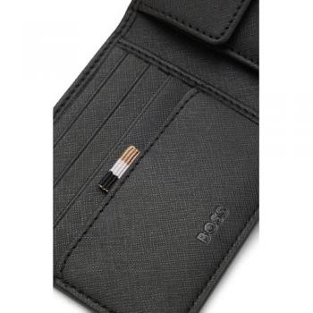 Cartera BOSS Zair 4CC Coin Negra