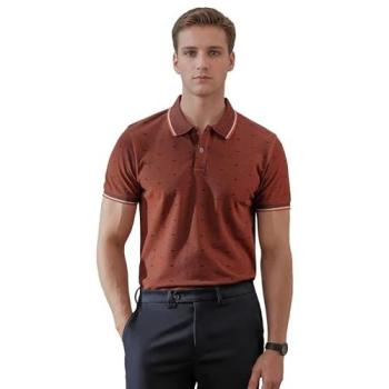 Brian Oak Men’s Burnt Orange Polo – Large Size