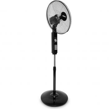 Duronic 16” Black Oscillating Pedestal Fan – 60 Minute Countdown