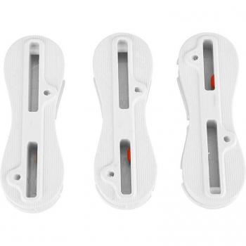 Kit Enchufe FCS II Aletas Blancas + 3 Tapones en Caja