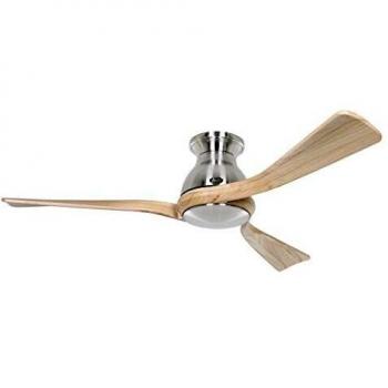 Ventilateur de Plafond Noyer/Chrome CasaFan 140cm