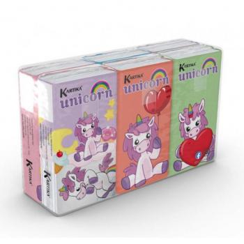 Fazzoletti Unicorno 4 Veli 6 Pezzi