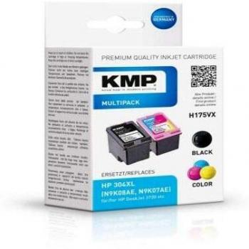 Encre compatible pack noir et couleur pour HP 304XL (N9K08AE / N9K07AE)