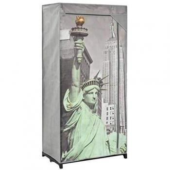 Armoire pliable en textile VidaXL New York 75 x 45 x 160 cm