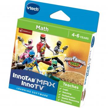 Vtech InnoTab MAX POWER RANGERS DINO CHARGE InnoTV Learning Software Brand New
