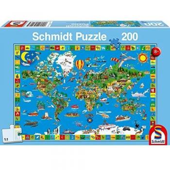 Schmidt puzzle 200pcs (Un monde incroyable)