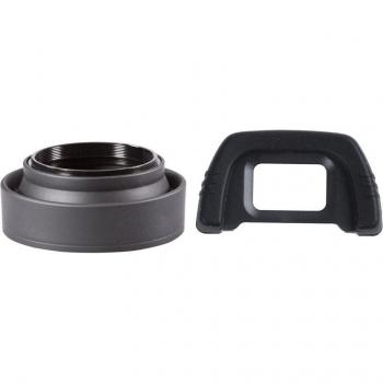 Set de accesorios para cámara: 5 visores DK-21 y 1 capucha de lente 52MM