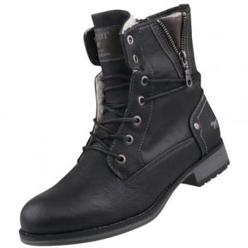 Mustang Schuhe Winterboots mit Blockabsatz und Nieten