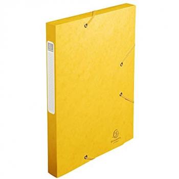 Scatola Portadocumenti Cartobox A4 25mm Gialla