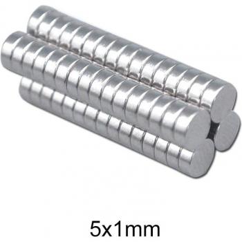 5x1mm Permanent NdFeB Magnets
