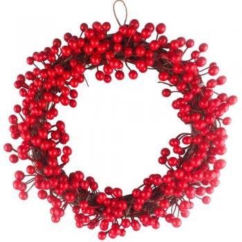 Red Berry Fruit Garland 35cm