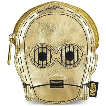 Star Wars C3PO Coin‑Tasche – Metallic Gold, neue Lizenz