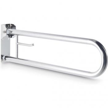 Barra de Apoyo WC Abatible 79 cm Cromado