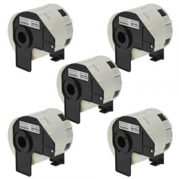 Premium 5-Label Roll & Holder – 62×29 mm, 800 Pieces – Brother QL‑650 Compatible
