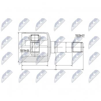 Arbre de transmission NTY NPW-PL-024