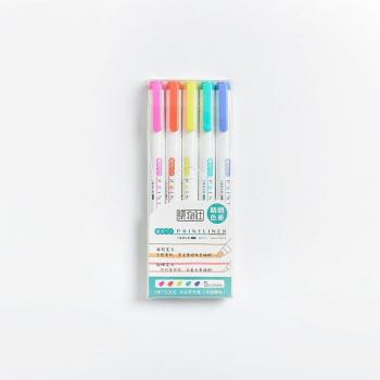 Mohamm 5-Count Multi-Color Highlighter Marker Set