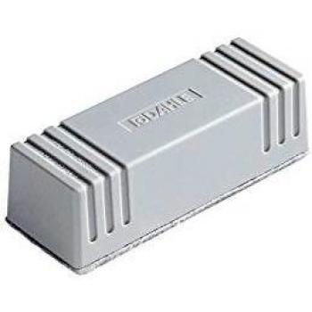 Pizarra WhiteMag Dahle – Borrador magnético gris con fieltro reemplazable