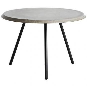 Woud Soround Béton – Table d’appoint 60 cm × 44 cm, gris