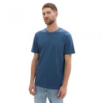 Tom Tailor Regular Fit T-Shirt, dunkelblau, Größe M