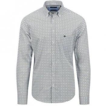 Camicia A Maniche Lunghe Fynch Hatton 115020 Light Khaki 2XL Uomo